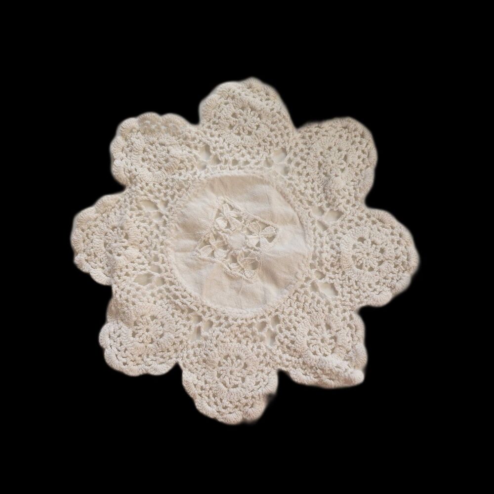 10 inch Vintage Handmade Doily B10